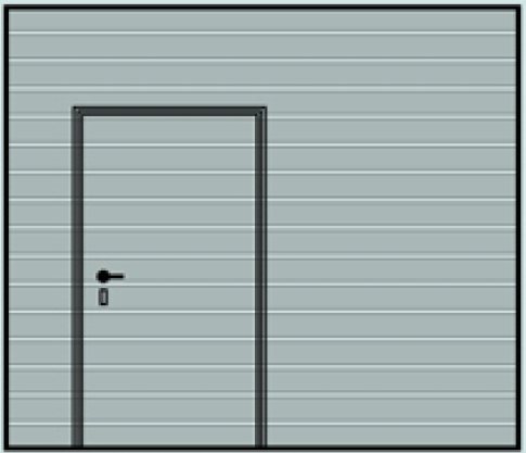 工業滑升（shēng）門小門