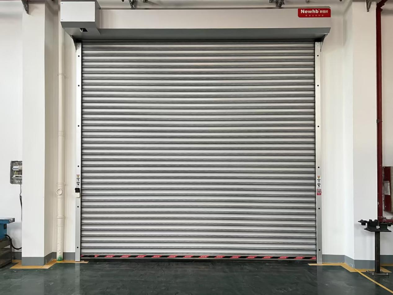 91视频官网門業抗風卷簾門-深圳邁瑞科技項（xiàng）目